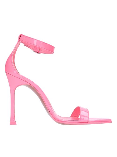 KIM sandals by AMINA MUADDI in patent leather AMINA MUADDI | KIMSANDALROSA